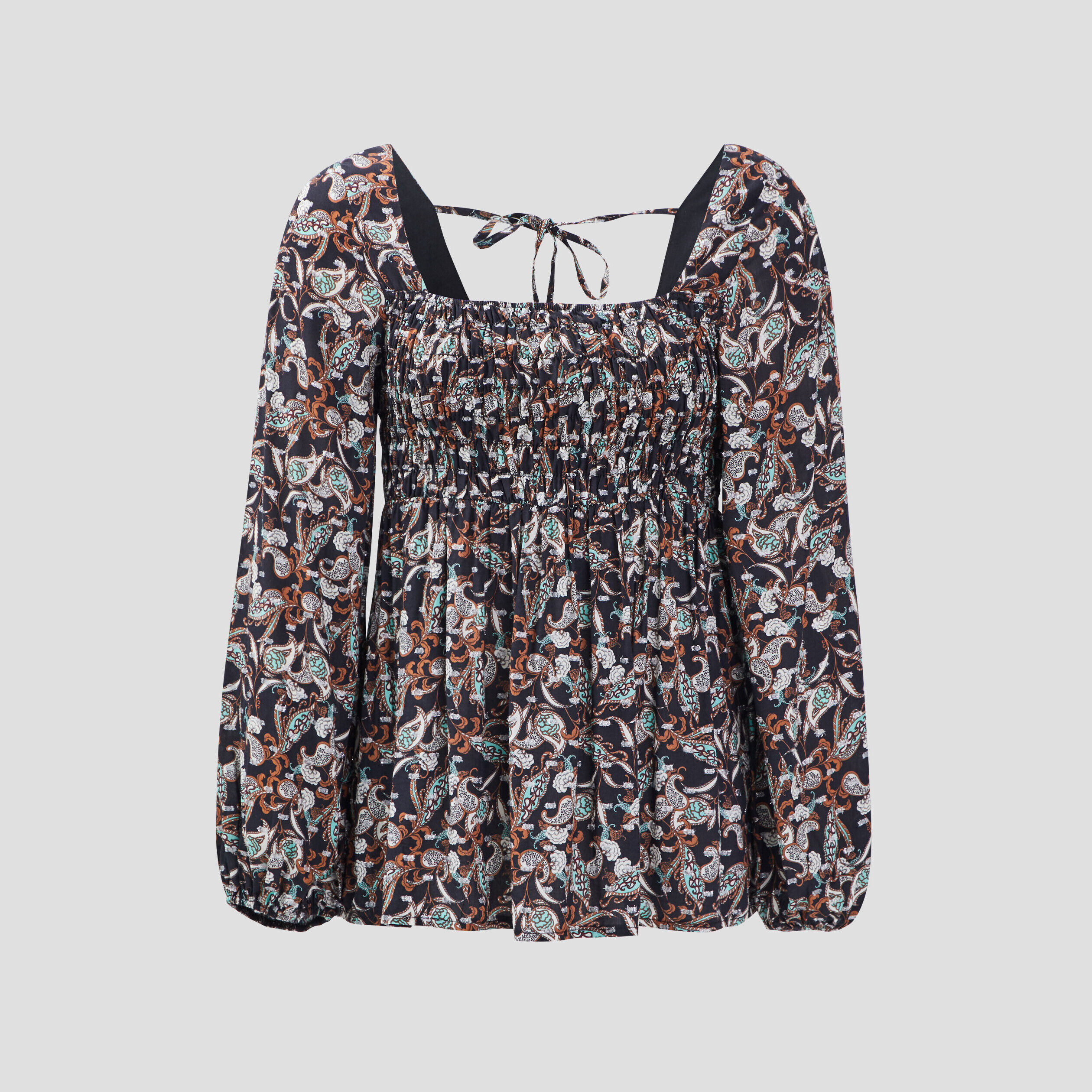 Blouse manches longues noir femme | Cache Cache