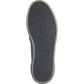 Tom Tailor Leinen Slipper in schwarz