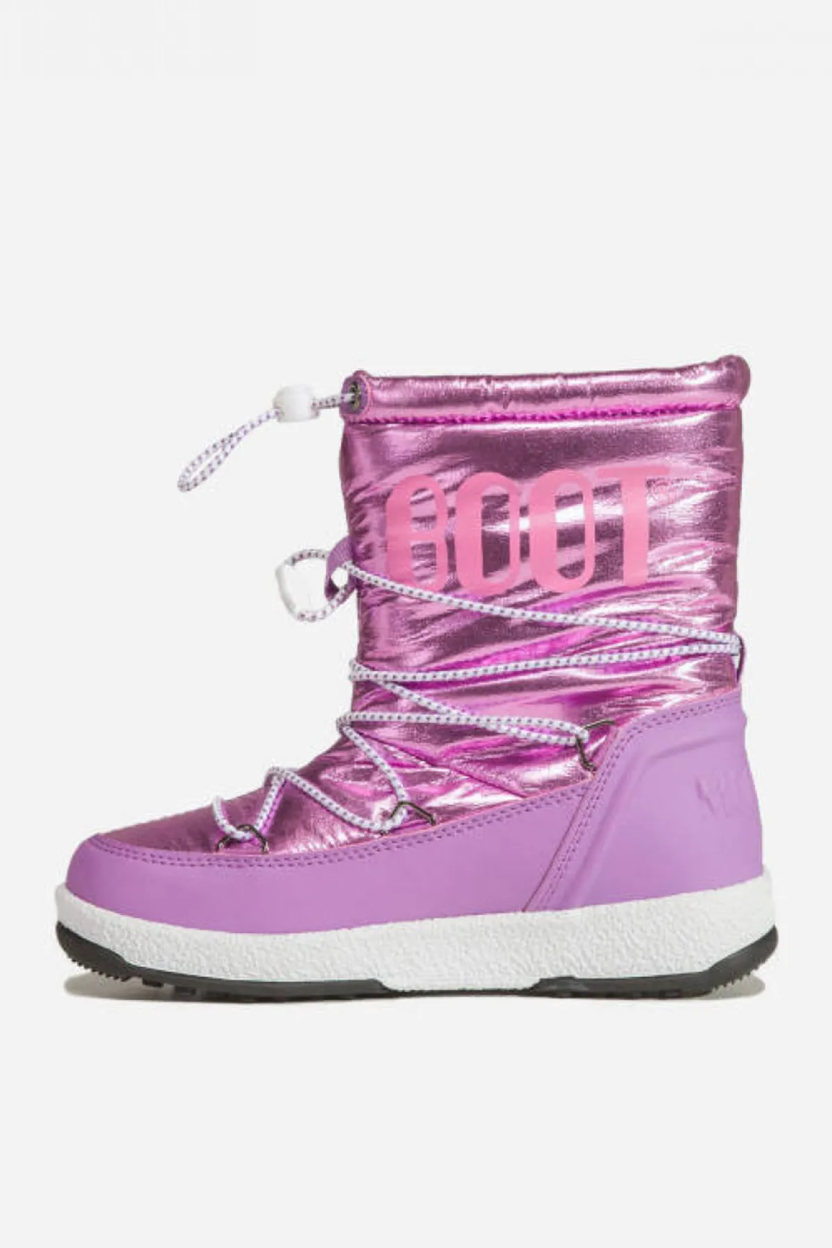 MOON BOOT  Stiefelette - Rosa - Flacher Absatz