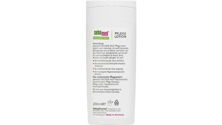Sebamed Trockene Haut Pflegelotion 200 ml