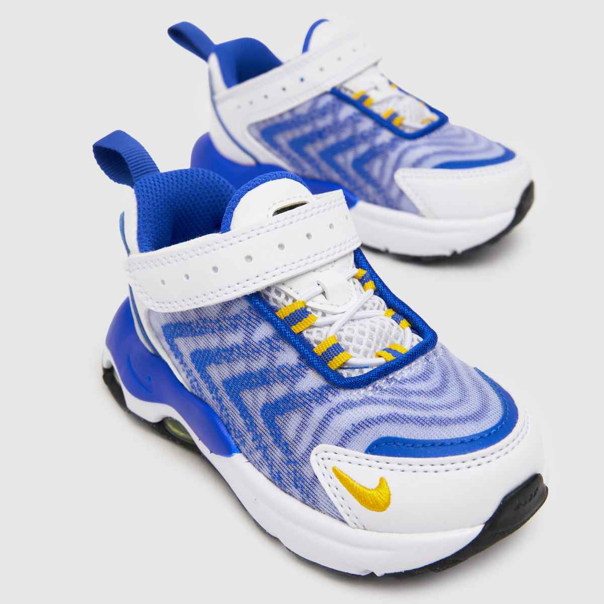 Nike vita & blå Air Max tw pojkar småbarnsskor