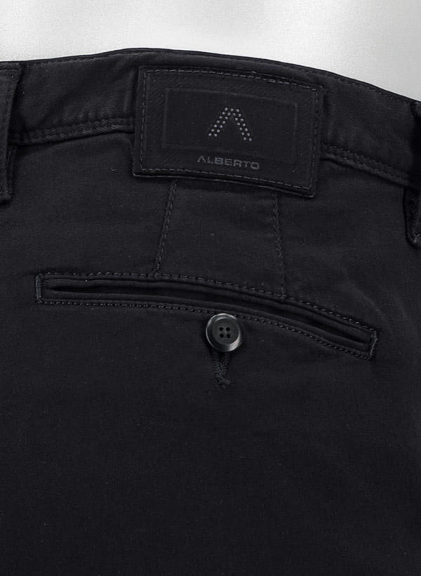 Alberto, Hose Rob, Slim Fit, Baumwolle T400®, schwarz