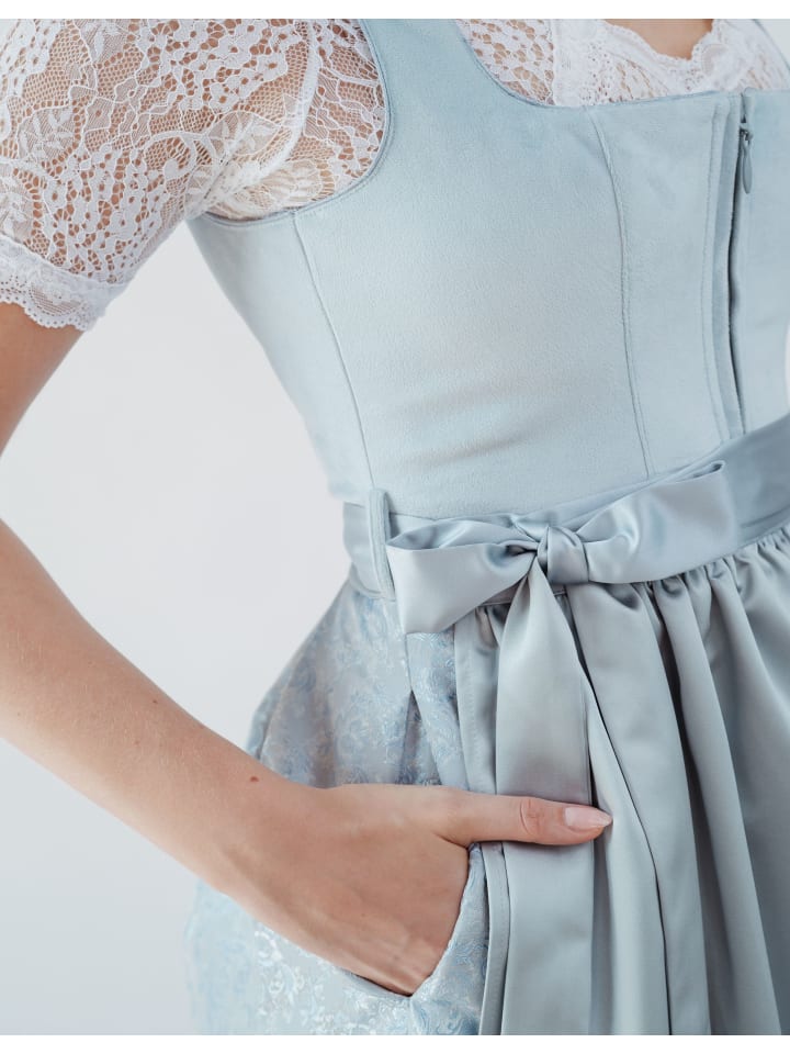 Hofglanz Dirndl in hellblau günstig kaufen