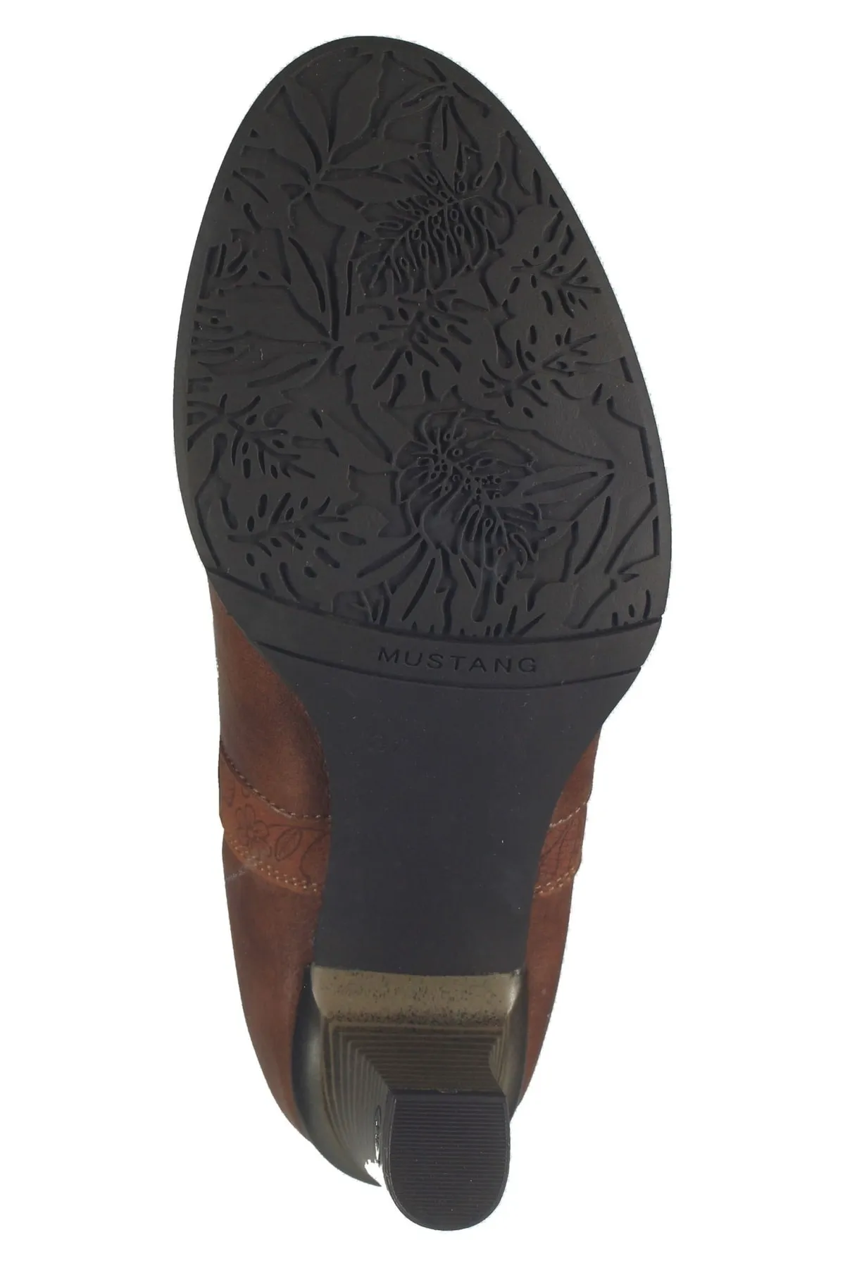 Mustang  Stiefelette - Braun - Blockabsatz