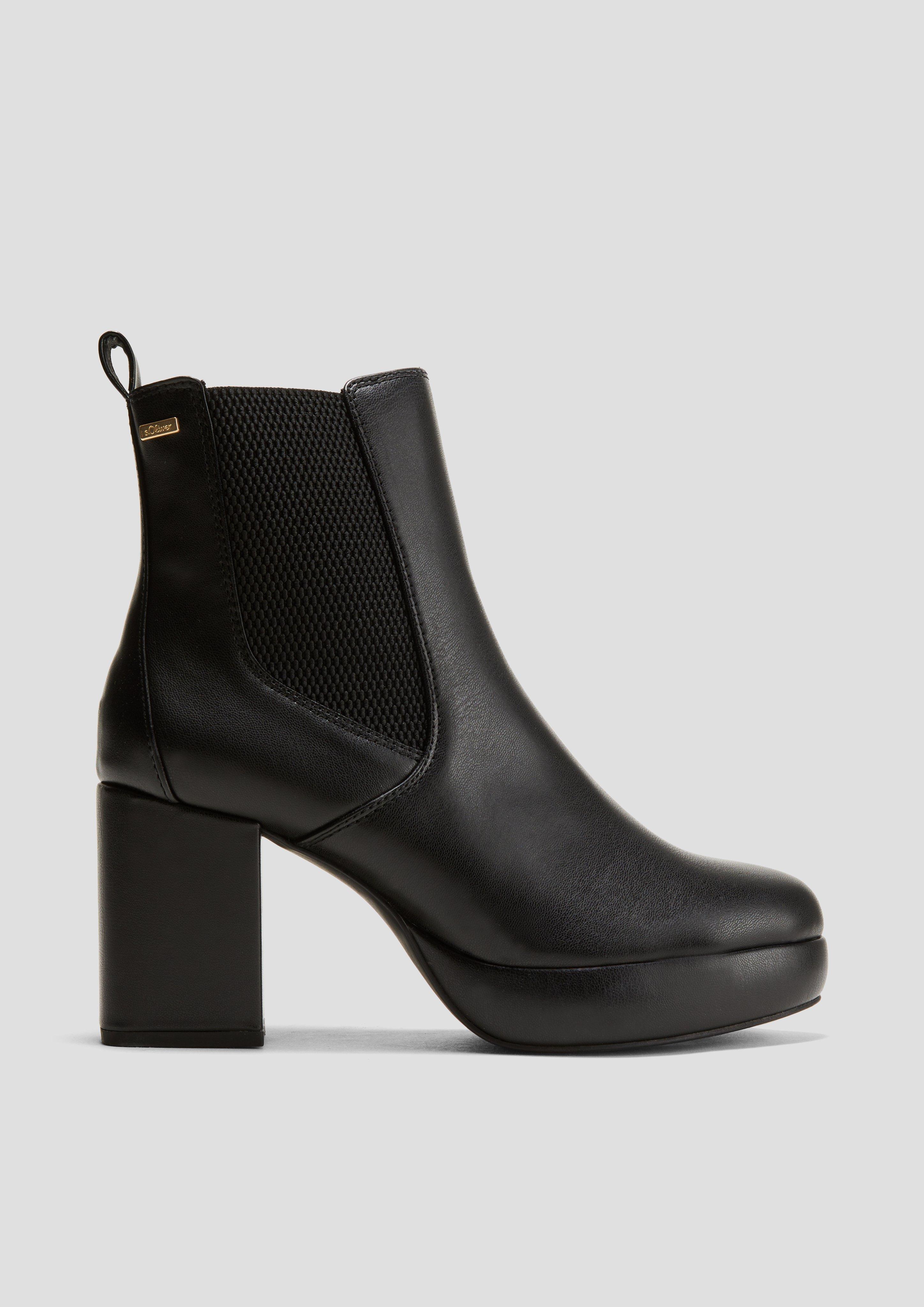 Chelsea Boots mit Blockabsatz  6008301-022