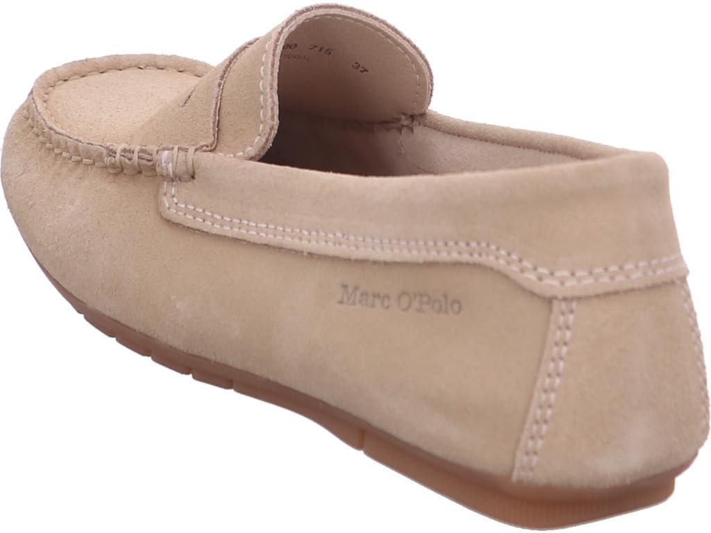 MARC O'POLO Sportliche Slipper beige Mocassin