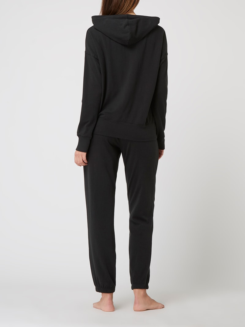 Loungewear im Set in schwarz