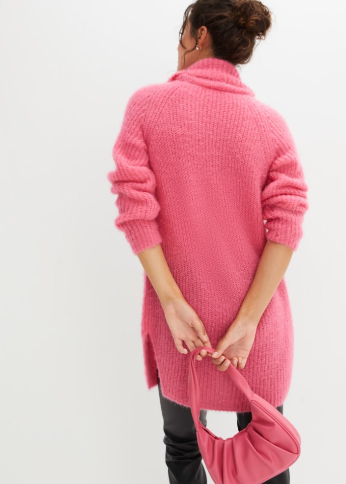 Oversize-Rollkragenpullover