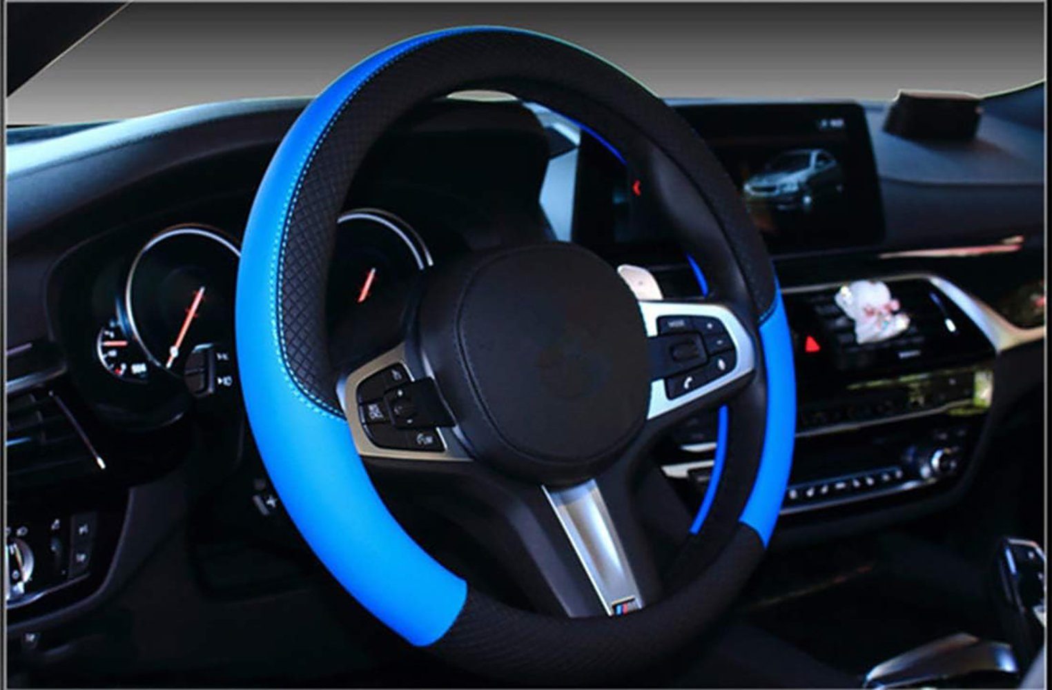 EBUY Lenkradbezug Universal Anti Rutsch Auto Lenkradhülle Lenkrad Abdeckung, (1-tlg)