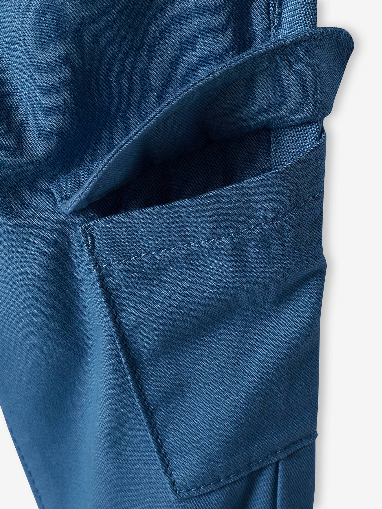 Vertbaudet Baby Cargohose Oeko-Tex - blau