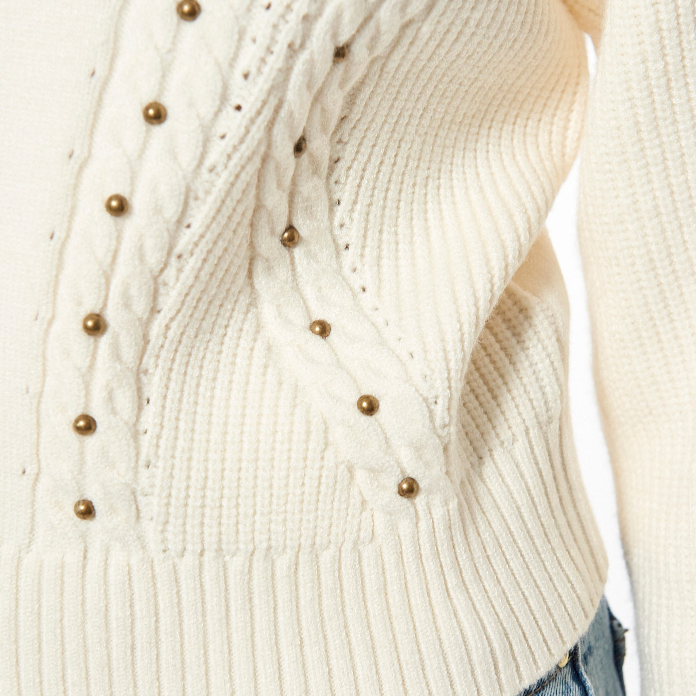 FORDI  Pull épais blanc Femme