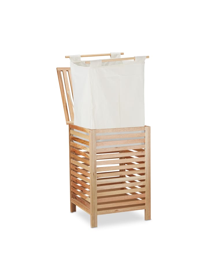 relaxdays Wäschetruhe in Natur - 52 l günstig kaufen onesize
