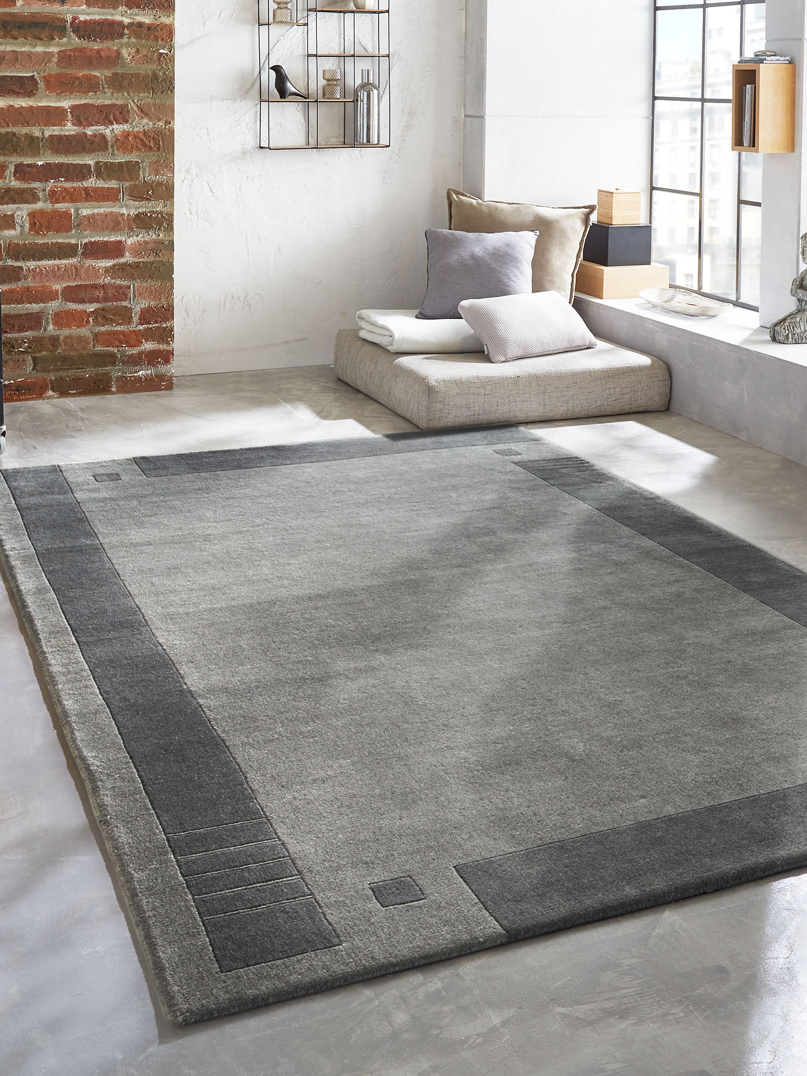 Pratappur Nepal-Teppich, Grey
