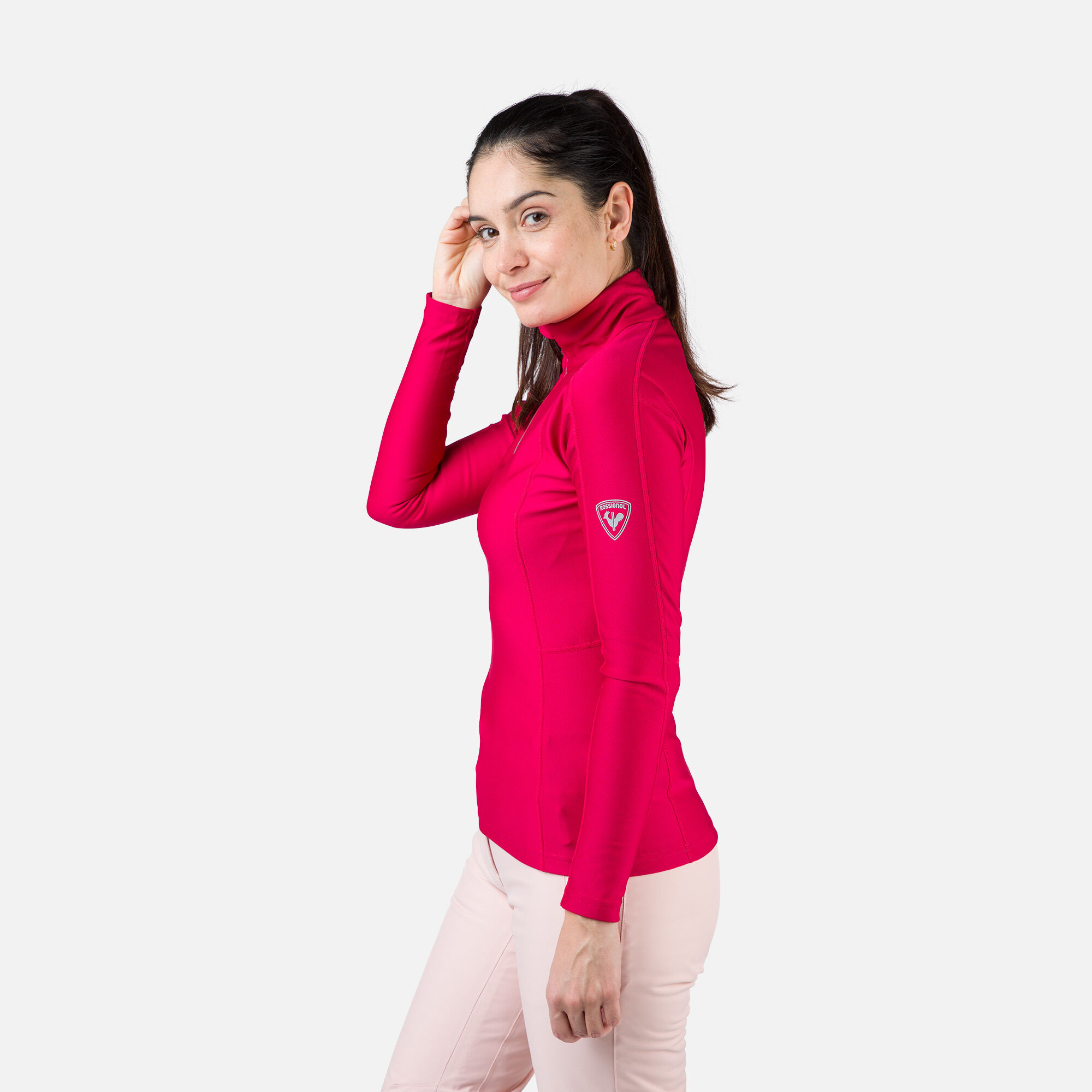 Sous-pull Classique demi-zip Femme