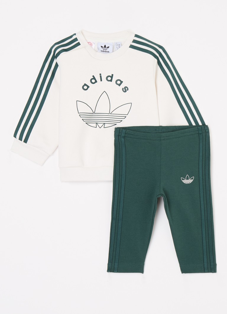 Dvoudílný set svetru a legín Adidas Crew