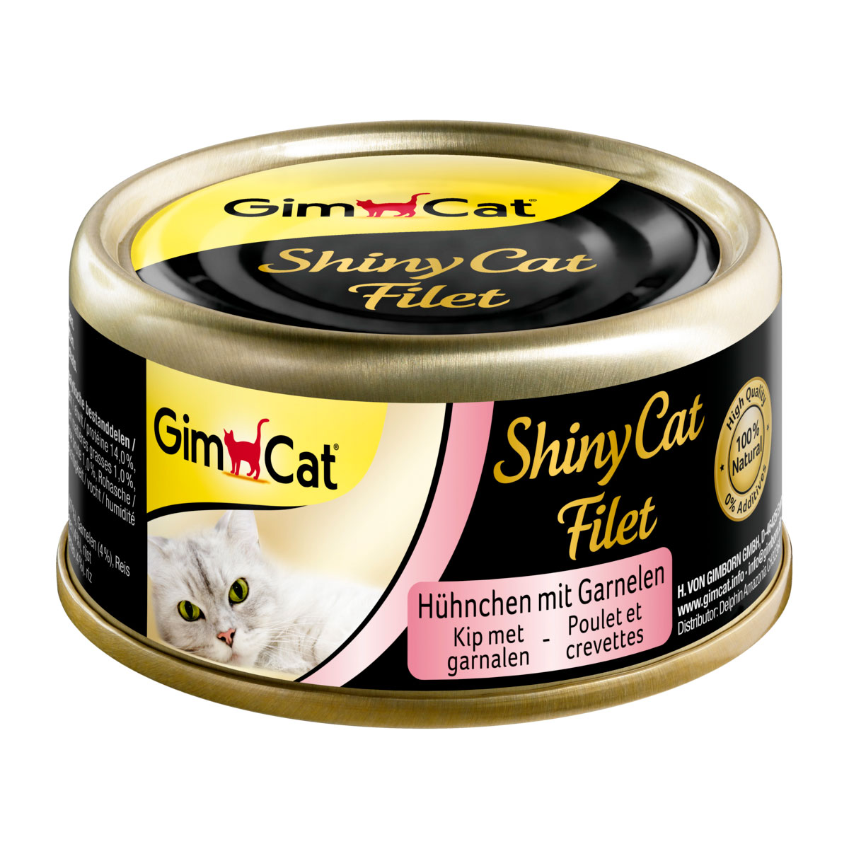 GimCat ShinyCat Filet Hühnchen & Garnelen kaufen bei ZooRoyal