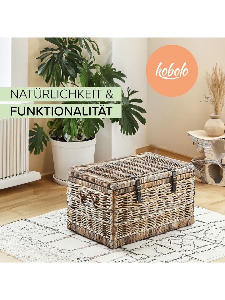 kobolo Truhe COMPARTTRUNK in Grau günstig kaufen onesize