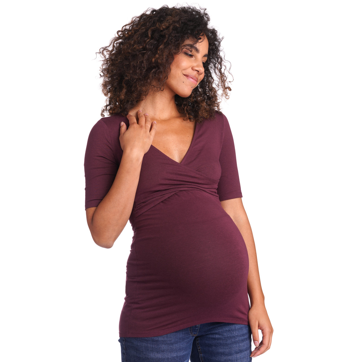Damen Umstands-T-Shirt mit Stillfunktion
