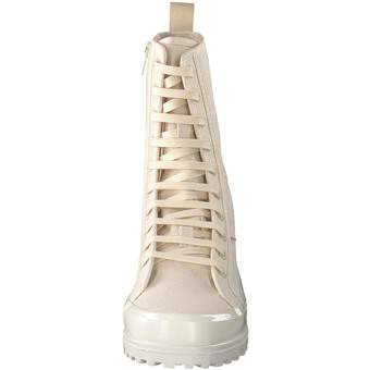 Superga Alpina Shiny Gum High Sneaker in beige