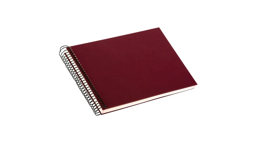 goldbuch Spiralalbum Bella Vista bordeaux 24x17 cm mit 40 weiße Seiten