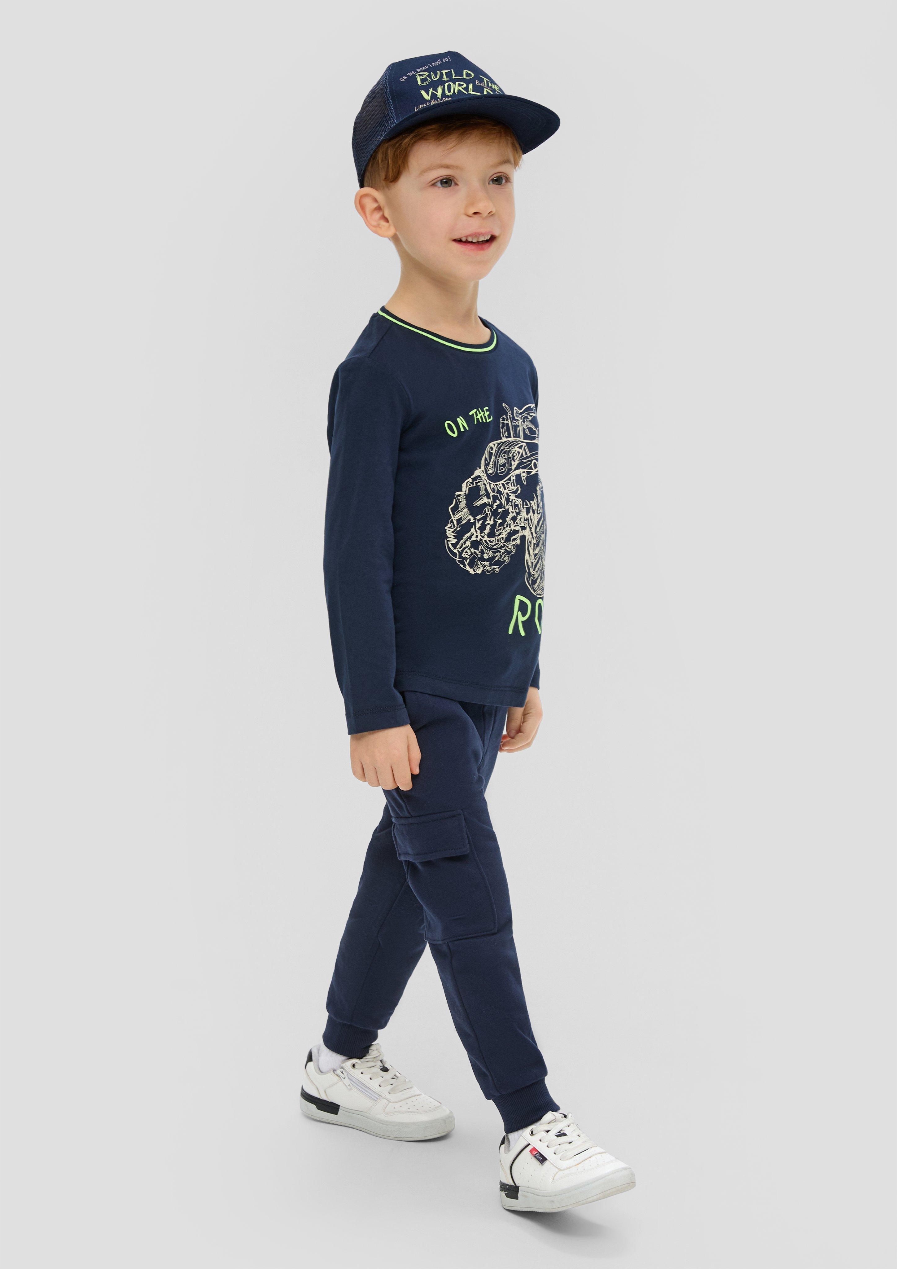 Longsleeve mit Frontprint  2140412-5952