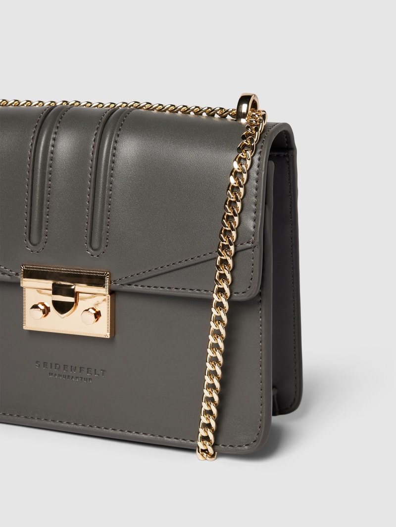 Handtasche mit Klickverschluss Modell 'ROROS' in graphit