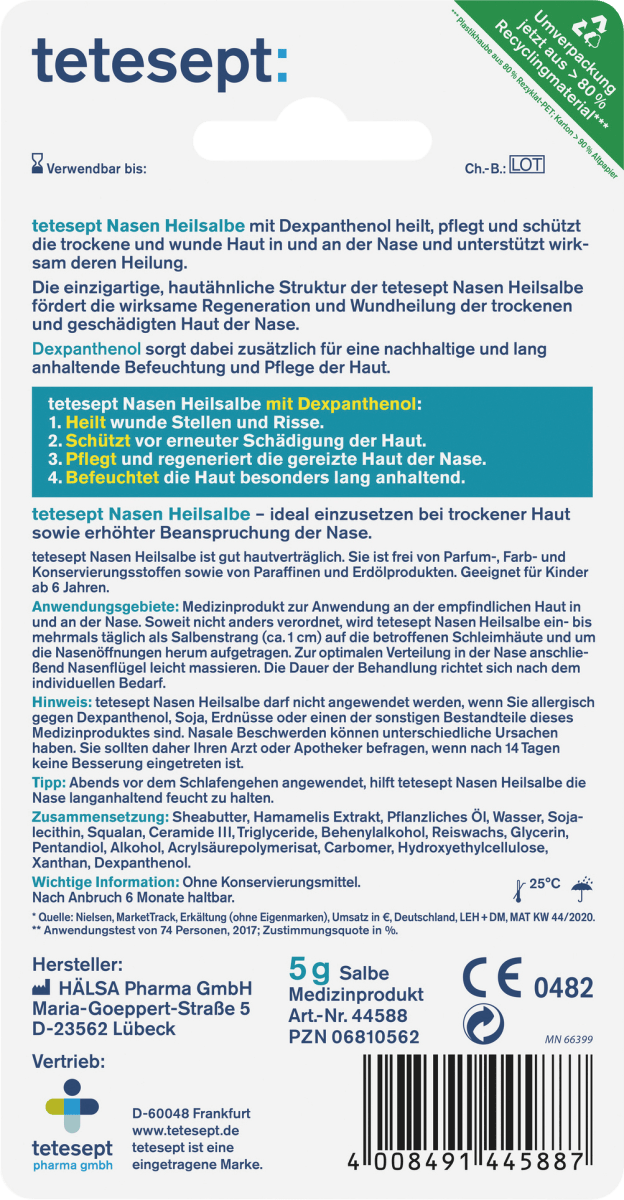 Nasen Heilsalbe, 5 g
