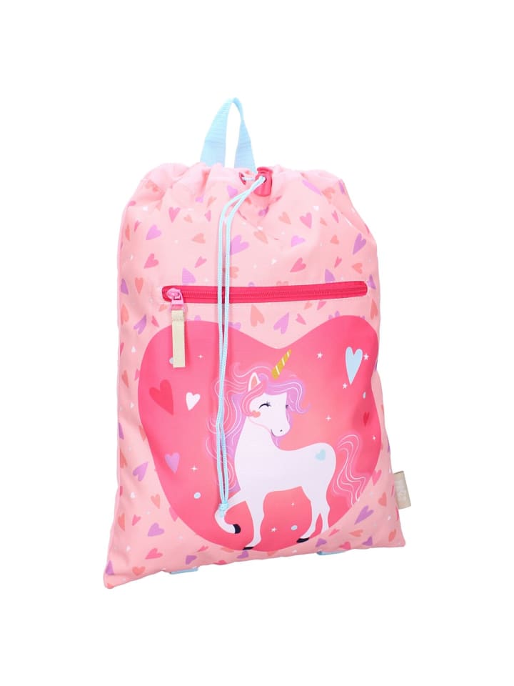 COFI 1453 Prêt Sportbeutel für Mädchen – Ideal für Schule & Freizeit in Rosa günstig kaufen 32 cm
