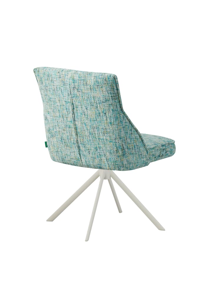 DUBI Möbel 2er-Set: Drehstuhl LINNEA in Türkis - (B)49 x (H)85 x  (T)62 cm günstig kaufen onesize