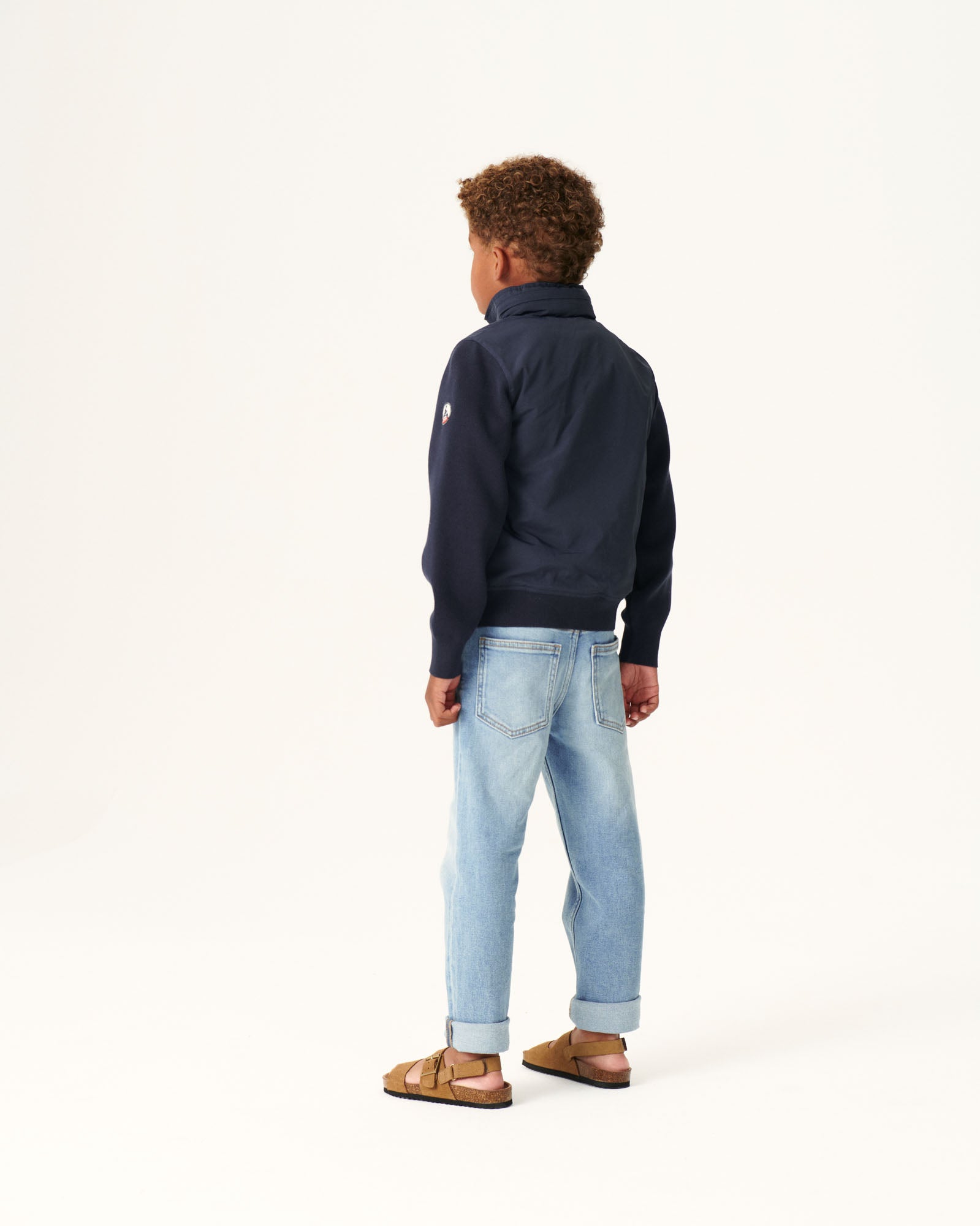 Veste légère à capuche Marine enfant Real