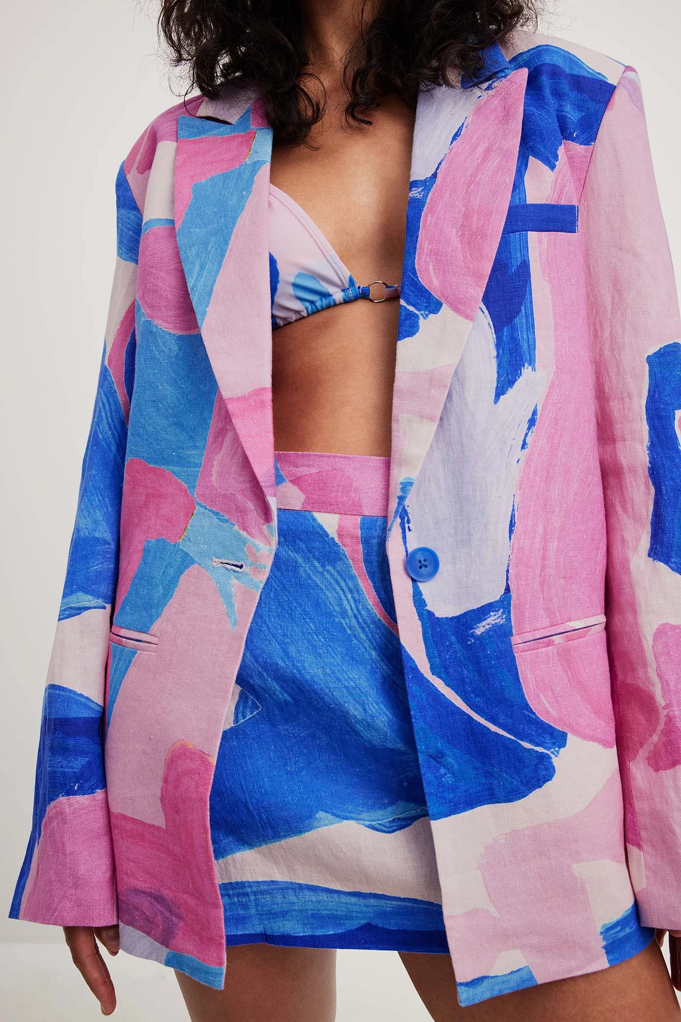 Printed Mini Skirt