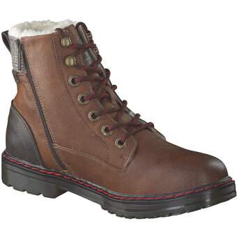 Mustang Schnürstiefelette in braun