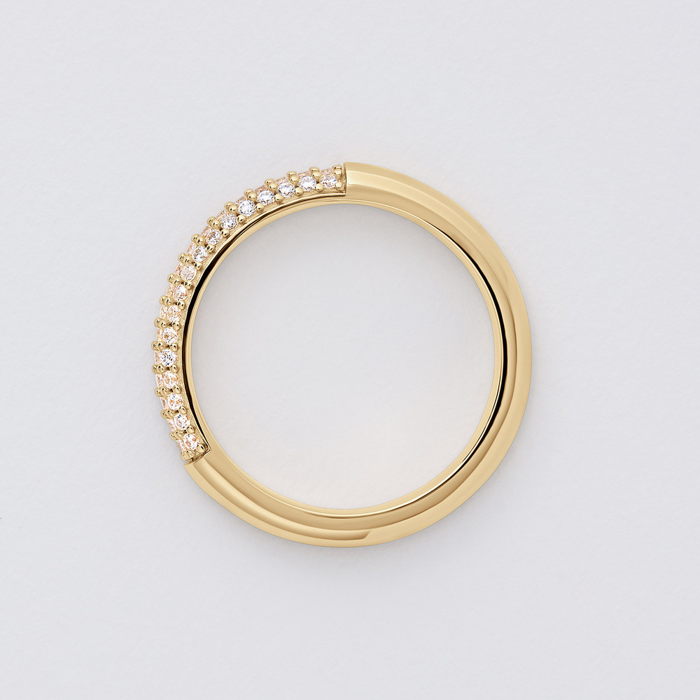 Esprit Bague pour femme 925 Argent or jaune Bague