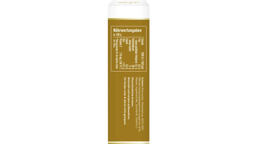Manuka Health Manuka Honig Hustenbonbons Ingwer Zitrone MGO400+ 100 g
