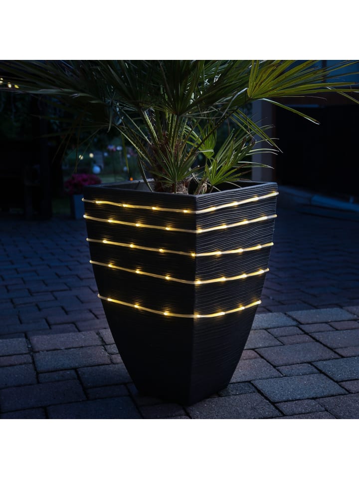 MARELIDA Solar Lichtschlauch 200LED 8 Funktionen in transparent - L: 9,95m günstig kaufen onesize