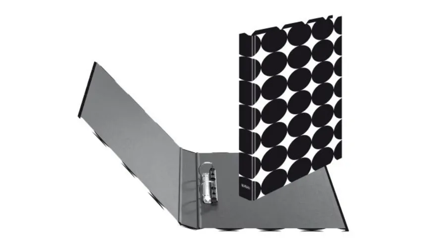 herlitz Ringbuch maX.file 2-Ring A4 Just Black