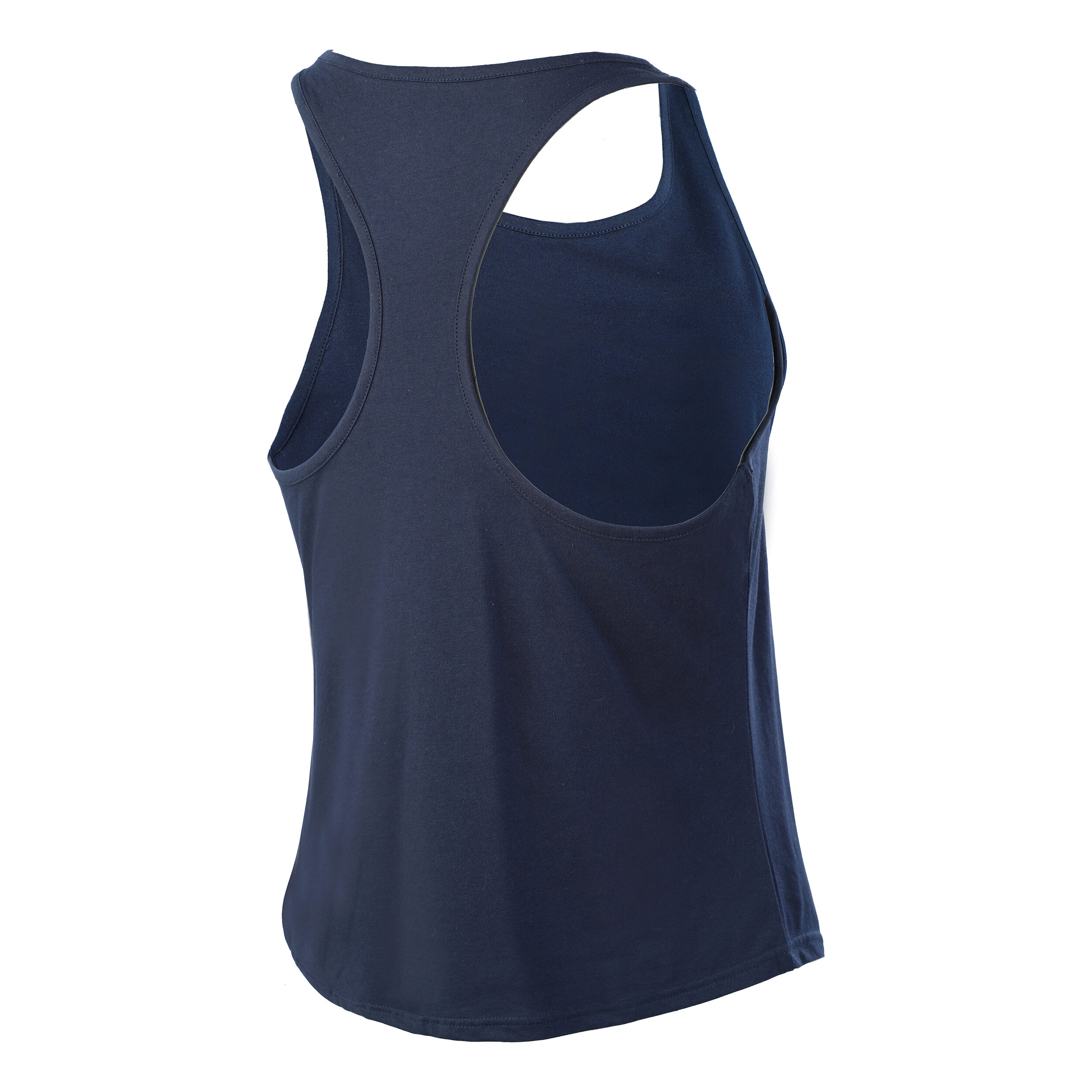 Glitter Court Tank-Top Damen - Dunkelblau, Beige