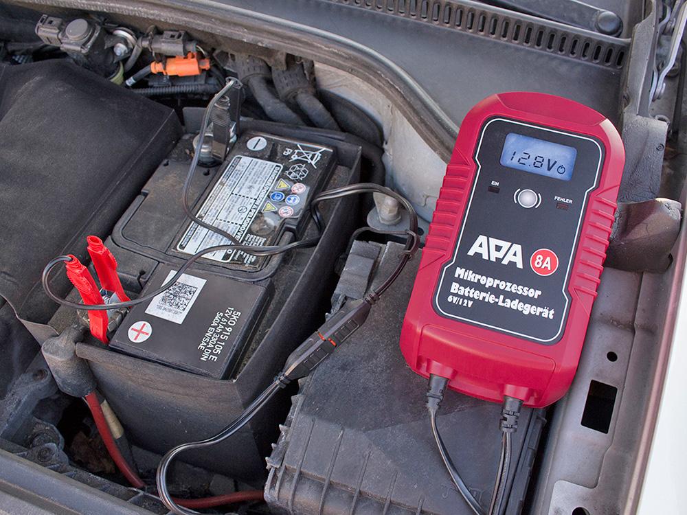 APA Mikroprozessor Batterie-Ladegerät 6/12V 8A