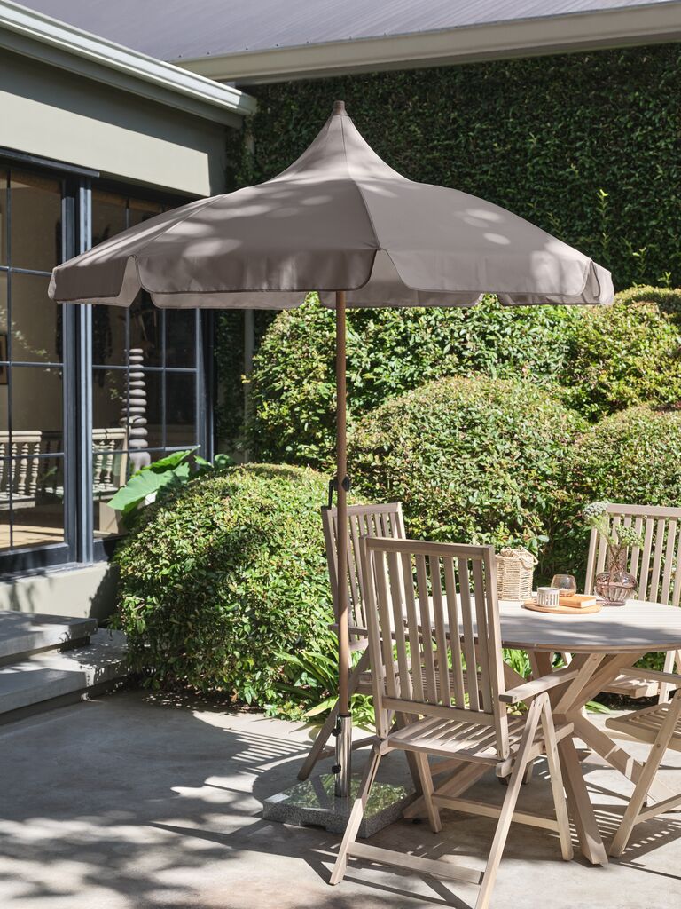KELDERVIG Parasol KELDERVIG Ø200 ciemny piasek
