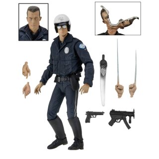 Terminator 2 Actionfigur Ultimate T-1000 (Motorcycle Cop) 18 cm