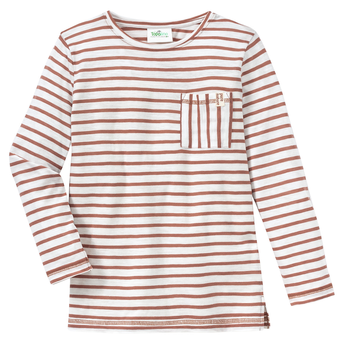 2 Kinder Langarmshirts mit Flammgarn