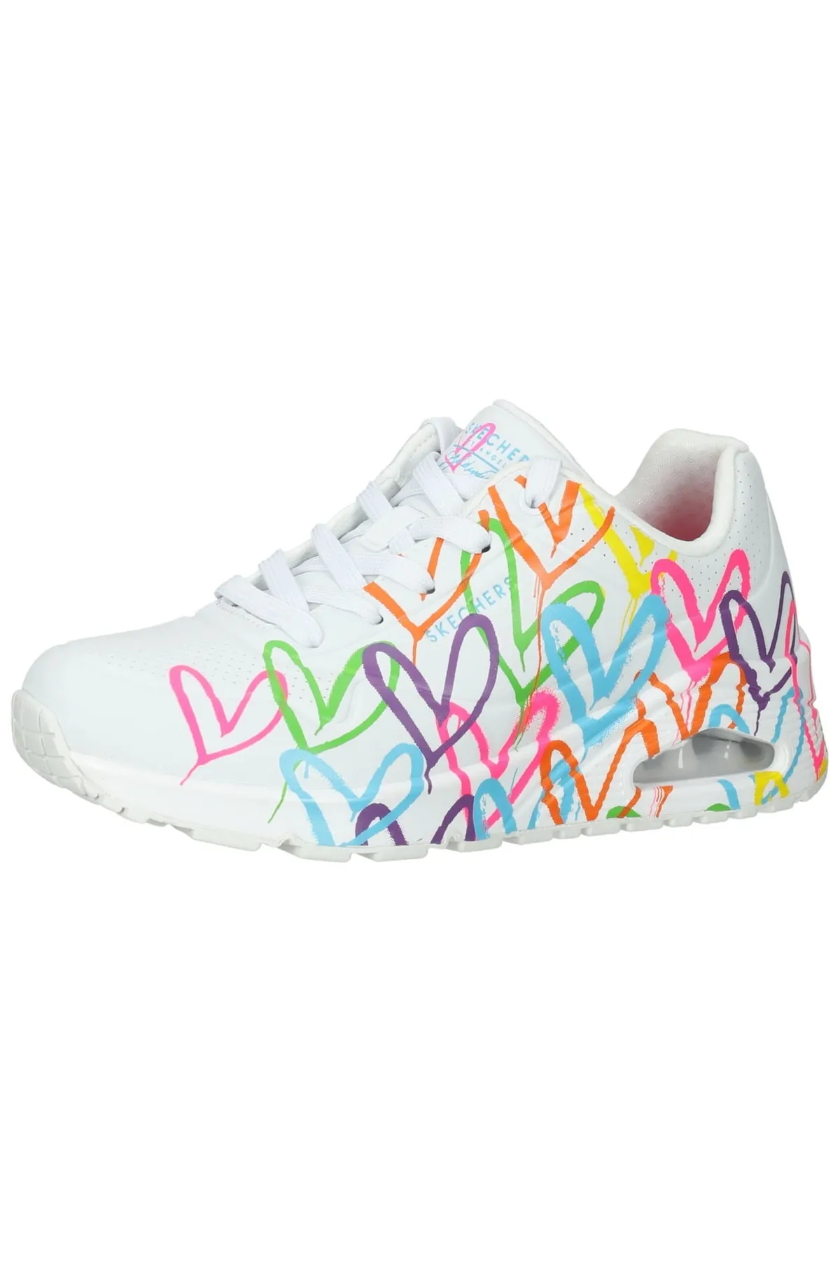 SKECHERS  Sneaker - Weiß - Flacher Absatz