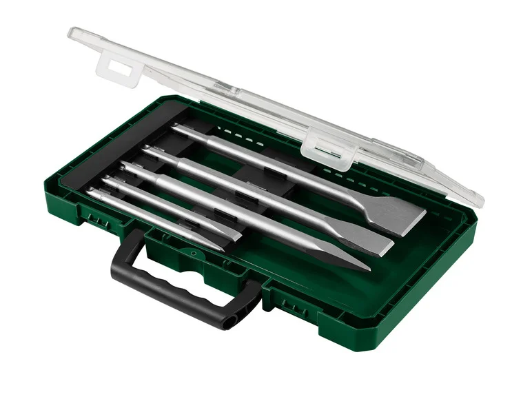 Conjunto de brocas para martelo perfurador PARKSIDE®, conjunto de cinzéis lubrificados, conjunto de brocas serpentinas lubrificadas