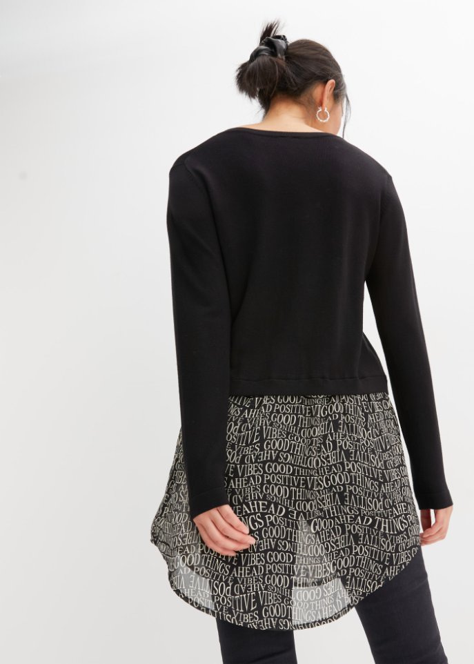 Pullover mit Rockansatz