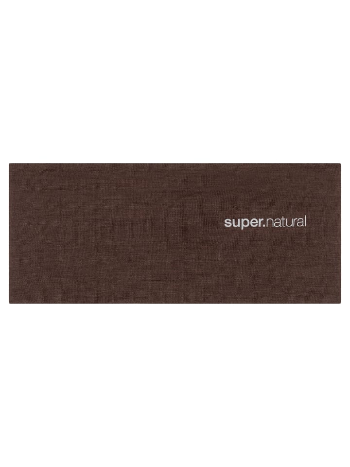 super.natural Merino Stirnband WANDERLUST HEADBAND in Braun günstig kaufen onesize