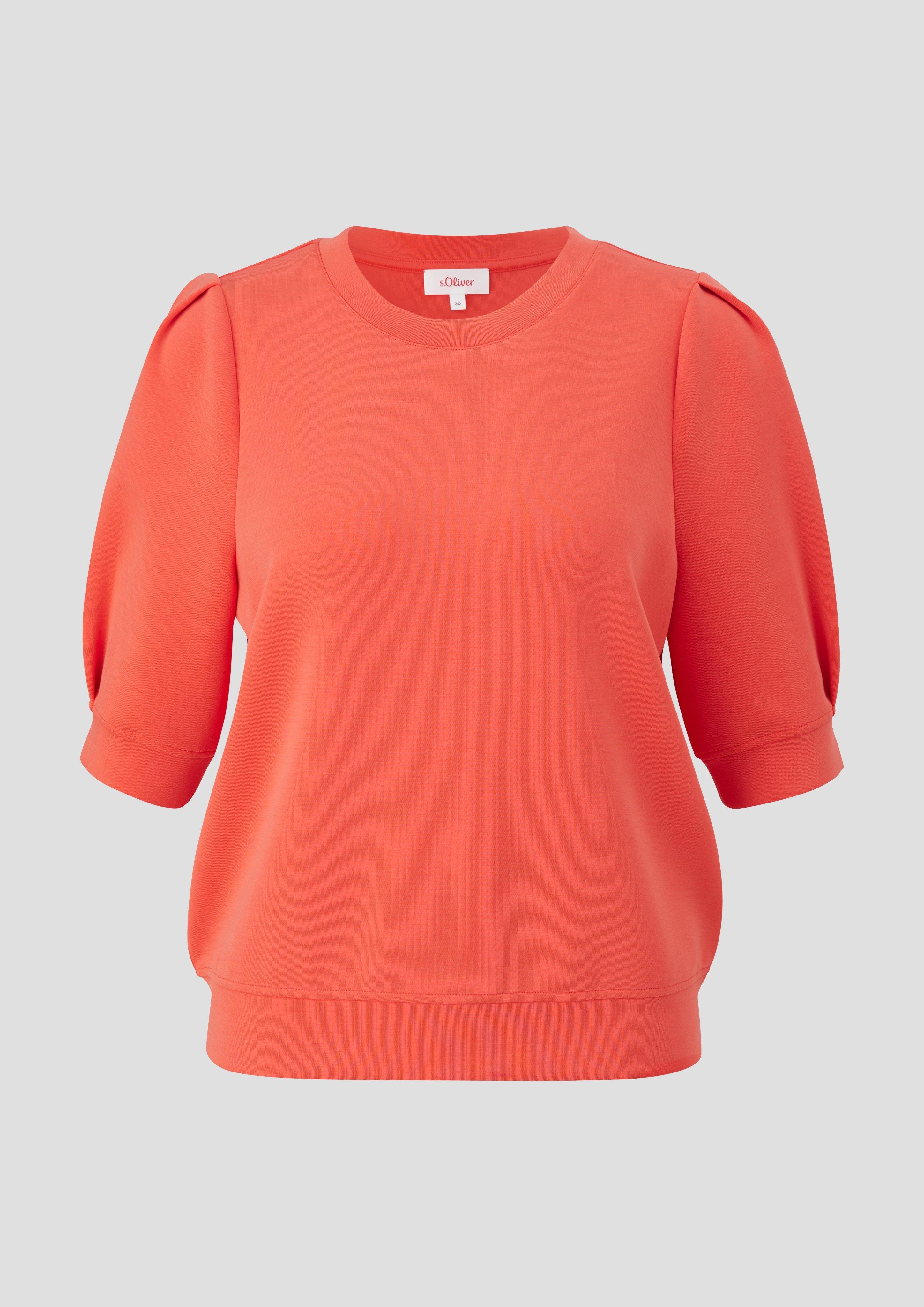 Kurzarm-Shirt aus Scuba  2145629-2590