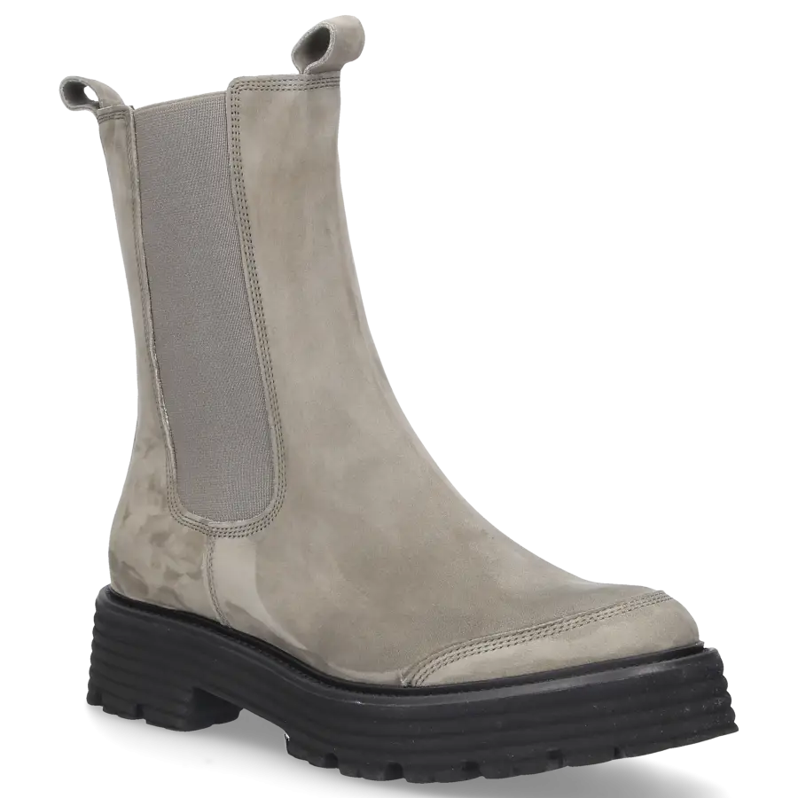 305 SOBE - Chelsea Boots WHITNEY Nubukleder - grün