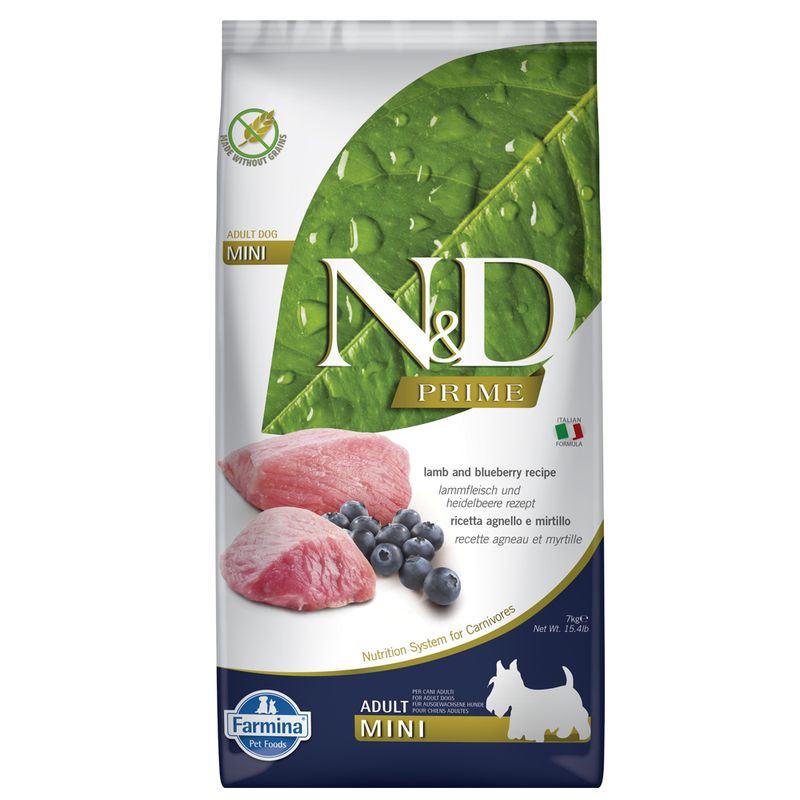 Farmina N&D Grain Free Mini Lamm & Heidelbeere