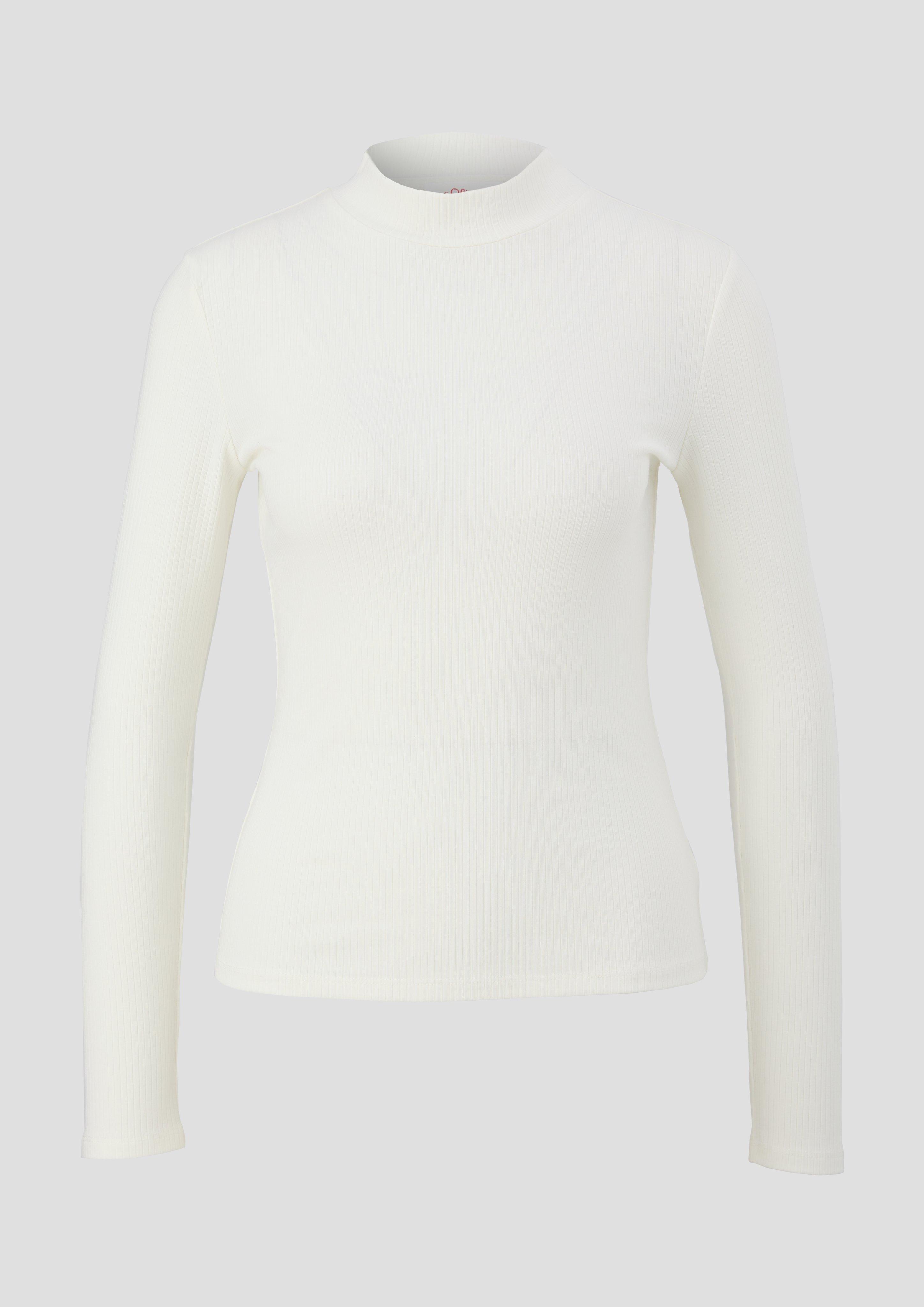 Langarmshirt mit Rippstruktur  2141823-0210