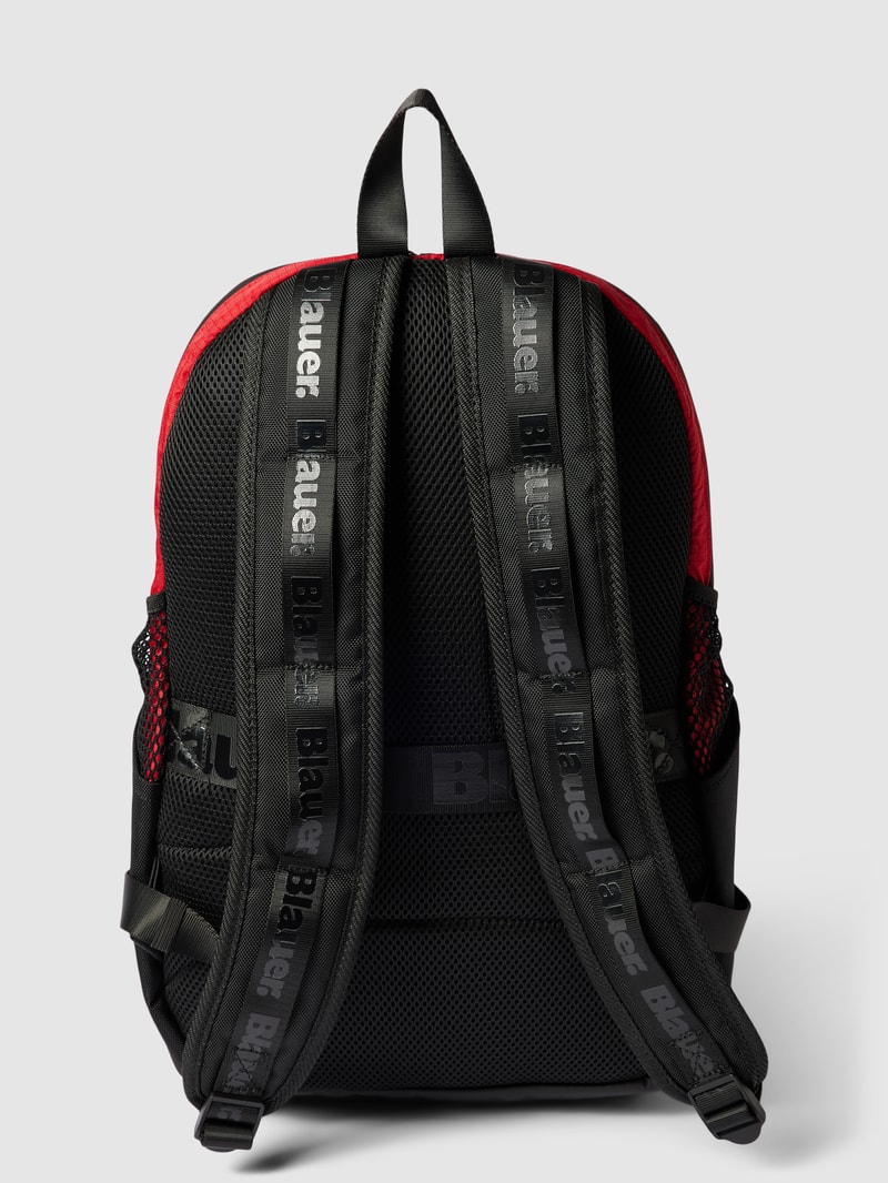 Rucksack mit Label-Details Modell 'LIGHT' in rot